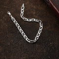 Cuban Link Armband 6mm aus 925 Silber von Ketten Boss, das glänzend und robust aussieht, mit kräftigen Gliedern.