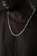 Silberkette Montecarlo von Ketten Boss, 925er Sterlingsilber, detailreiche Kettenstruktur, glänzendes Finish, Nahaufnahme