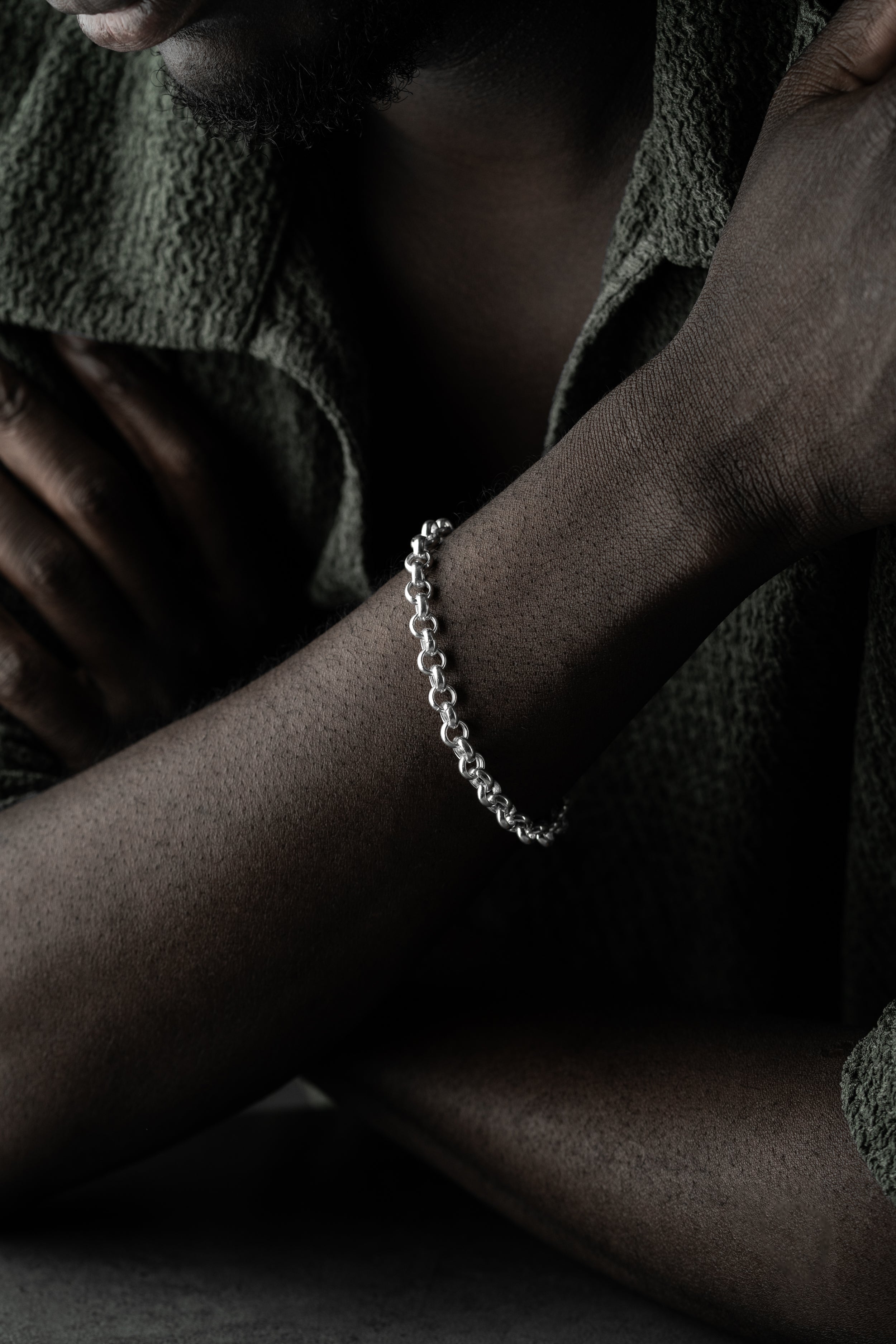 BIG DOCH Armband 5mm aus 925 Silber von Ketten Boss, detailreiche silberne Schmuckarmband mit glatter Oberfläche.