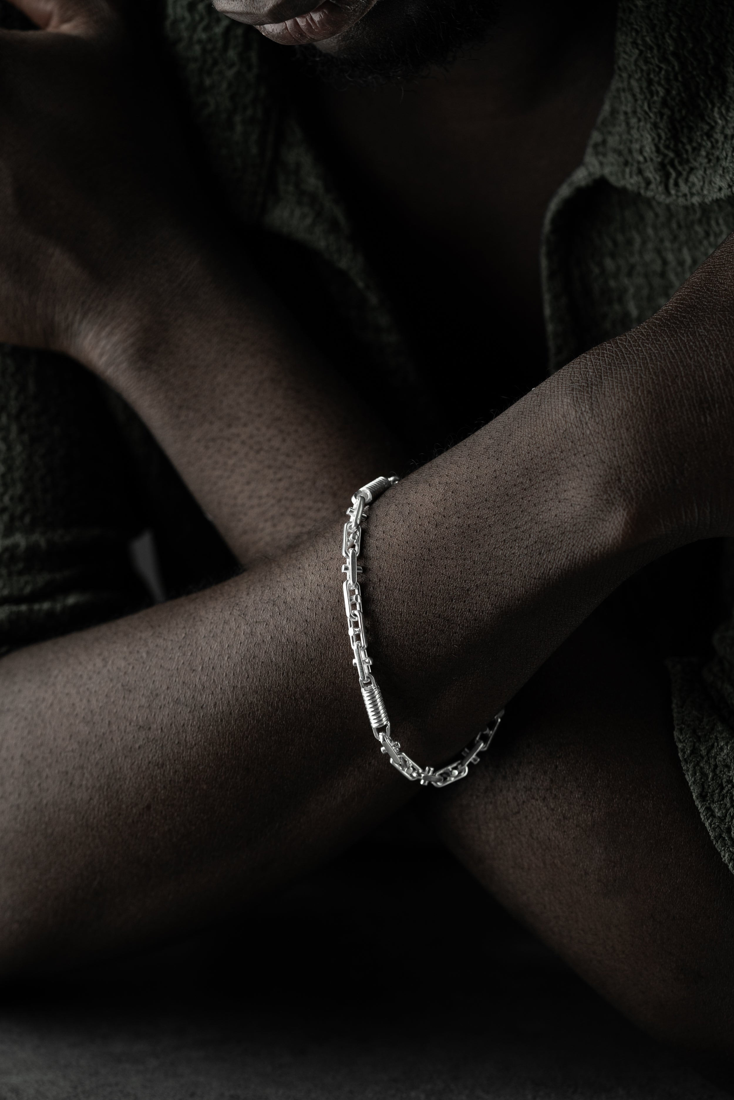 MONTE CARLO Armband 5mm aus 925 Silber von Ketten Boss, detaillierte Ansicht des eleganten Silberarmbands